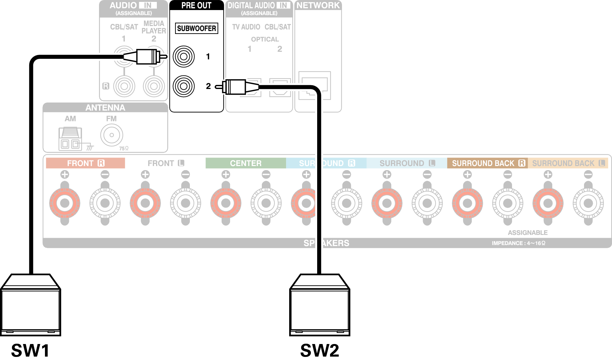 Conne SW2 AVRX1100WE2